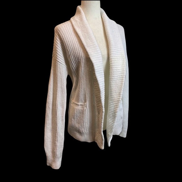 Eileen Fisher Italian Yarn Open Front Cardigan Sweater - Picture 2 of 12